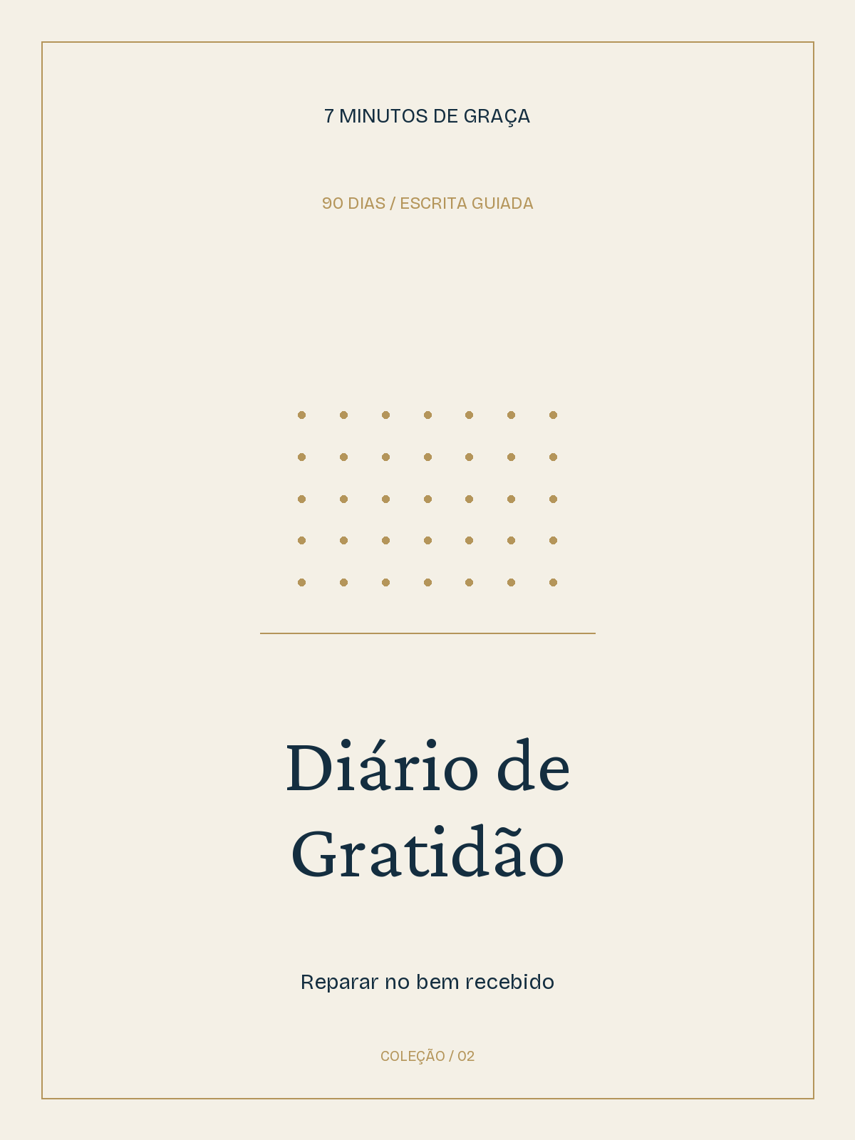 Capa de Diário de Gratidão