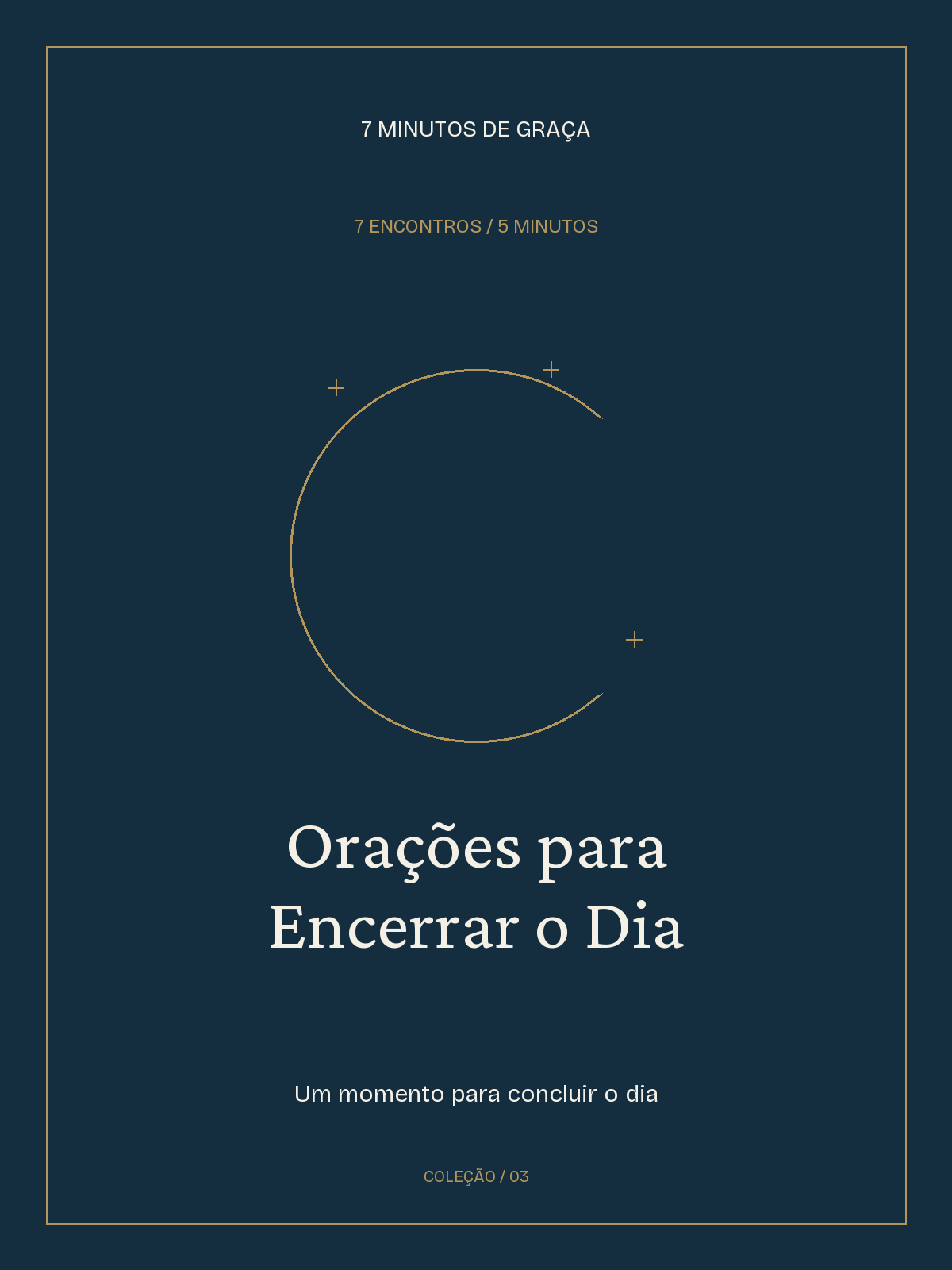 Capa de Orações para Encerrar o Dia